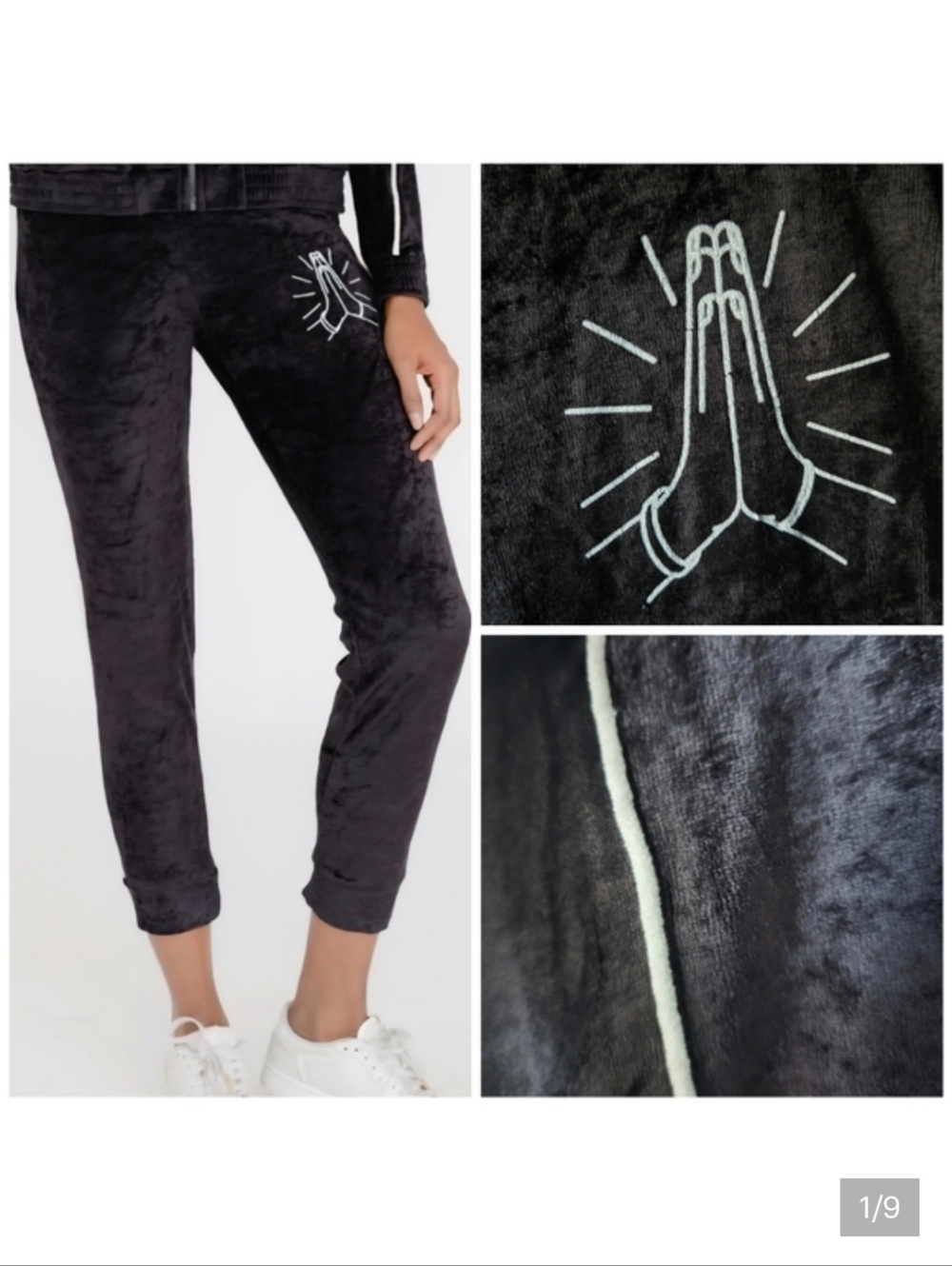 Lauren Moshi/ Y7 Studio Namaste Velour joggers